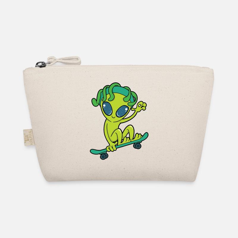 Skateboard Alien Bio-Täschchen