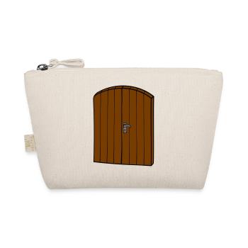 Wooden door - Organic Pouch - nature - Front