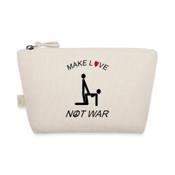 Faites l’amour et non la guerre!!! - Trousse biologique - nature - Devant