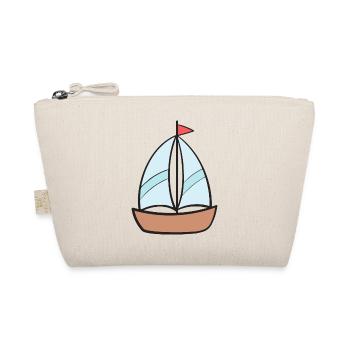 Boat Ship Sailing Ship - Organic Pouch - nature - Front