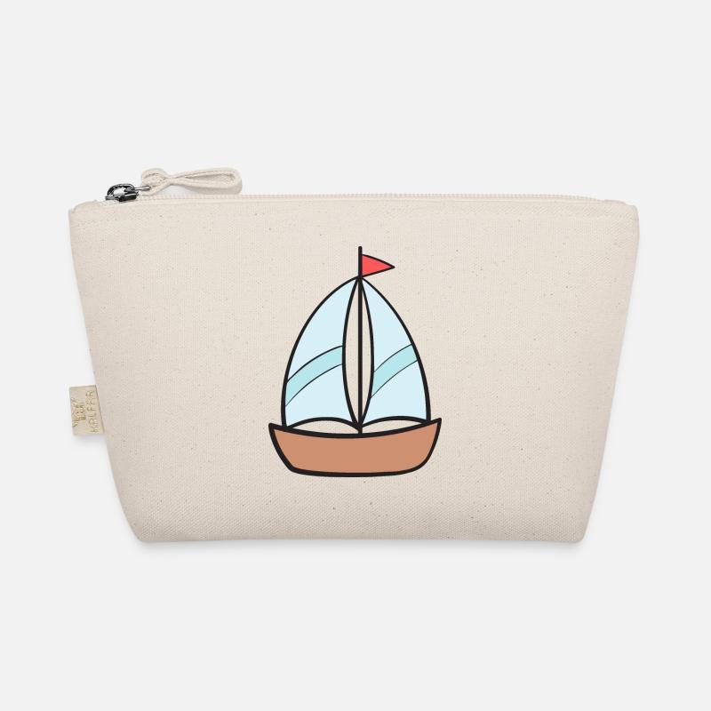 Boat Ship Sailing Ship Organic Pouch