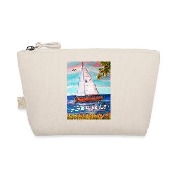 EC Holidays I Boat I Sea I Seaside I Sailing I - Organic Pouch - nature - Front
