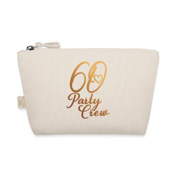 60 Party Crew 60. Geburtstag Party 60 Jahre alt - Bio-Täschchen - Natur - Vorne