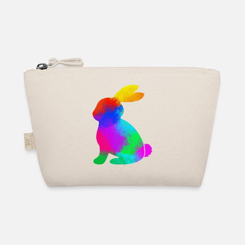 colorful rabbit Organic Pouch