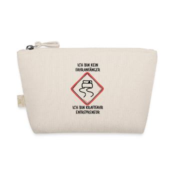 Kraftfahr-Entrepreneur - Bio-Täschchen - Natur - Vorne