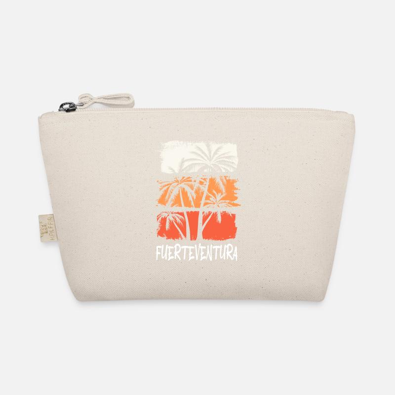 Fuerteventura Summer Sun Beach Sea Palm Trees Organic Pouch