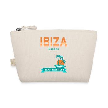 Ibiza - Spanien, neues originelles Design - Bio-Täschchen - Natur - Vorne