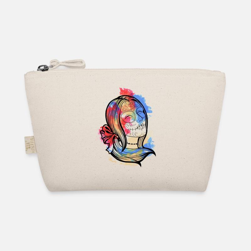 Une belle et drôle aquarelle Calavera Design Trousse biologique