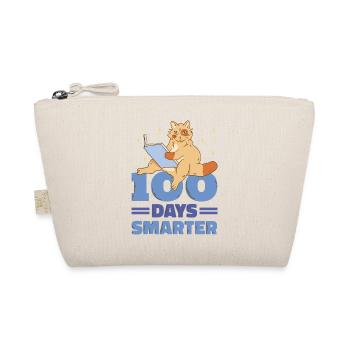 100 Tage schlauer Schule 100 Tage schlauer Schule - Bio-Täschchen - Natur - Vorne