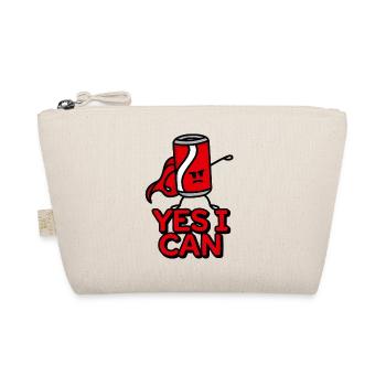 Beverage Can Superhero Cartoon , Oui je peux - Trousse biologique - nature - Devant