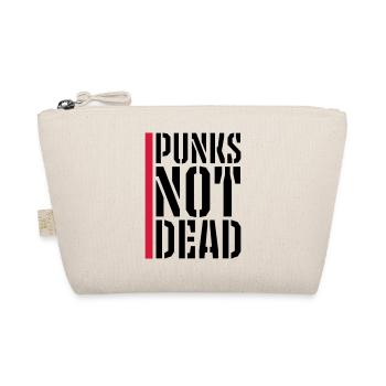 punks not dead quote - Organic Pouch - nature - Front