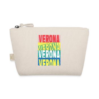 Verona Italy City Font Skyline Home Holiday - Organic Pouch - nature - Front