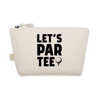 Let's Par Tee Golf Player Golfing Golf Course Golf - Bio-Täschchen - Natur - Vorne