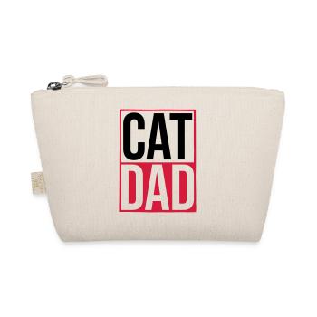 Bouclier de logo Cat Dad - Trousse biologique - nature - Devant