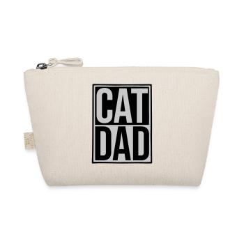 Shield Cat Dad Logo - Trousse biologique - nature - Devant