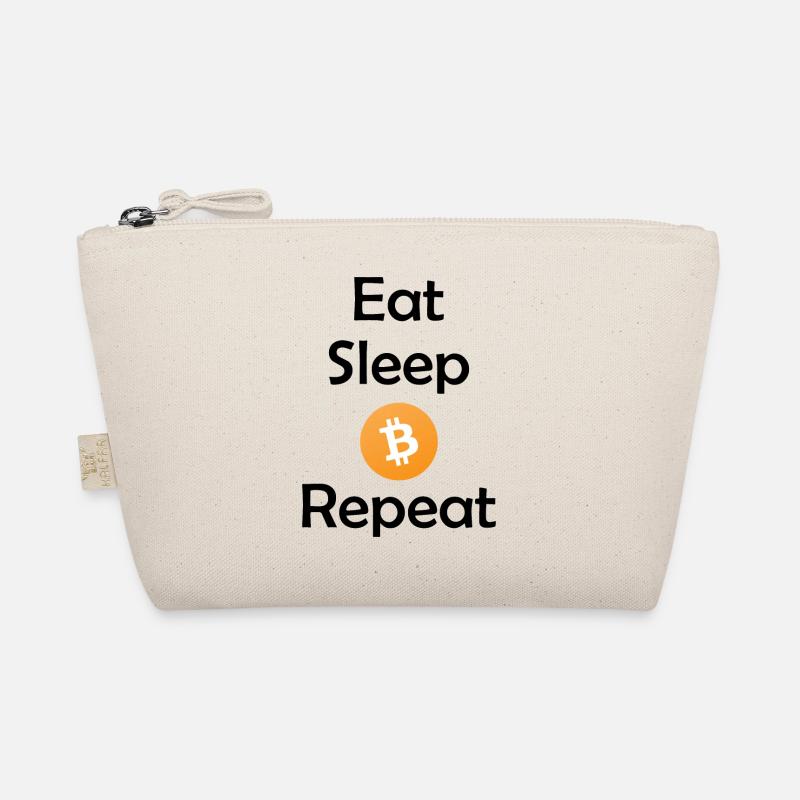 Eat - Sleep - Bitcoin - Repeat Organic Pouch