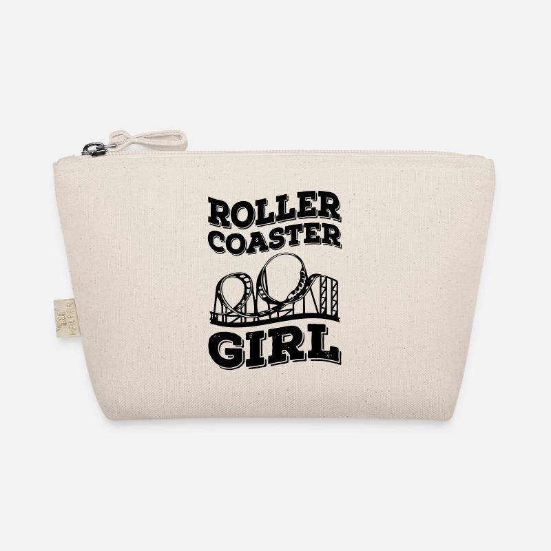 Roller Coaster Girl - Bio-Täschchen - Natur