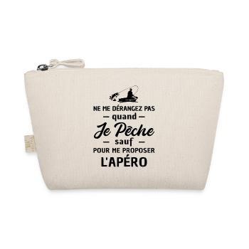 pêche et l'apéro / humour pêche - Trousse biologique - nature - Devant