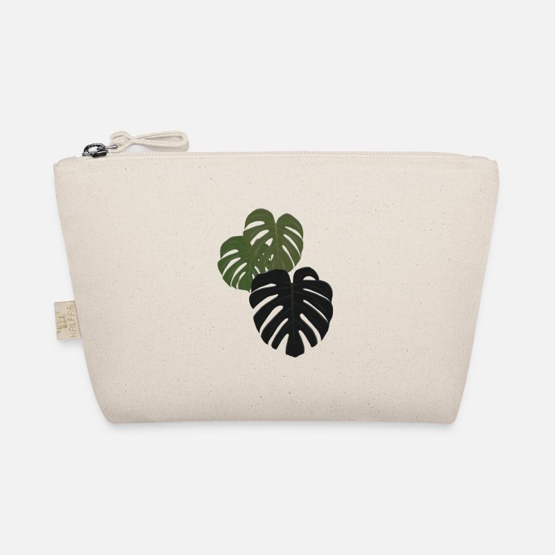 Lochpflanze Monstera - Bio-Täschchen - Natur