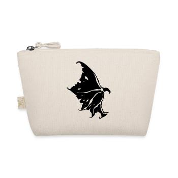 Bat wing Halloween - Organic Pouch - nature - Front