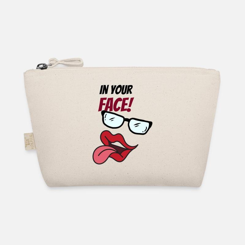 visage abstrait avec dicton Trousse biologique