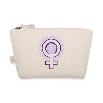womens rights feminist quote - Organic Pouch - nature - Front