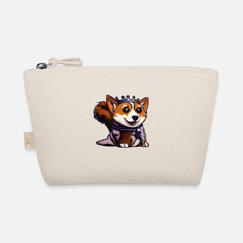 Corgi der Königin - Königlicher Corgi - Bio-Täschchen - Natur
