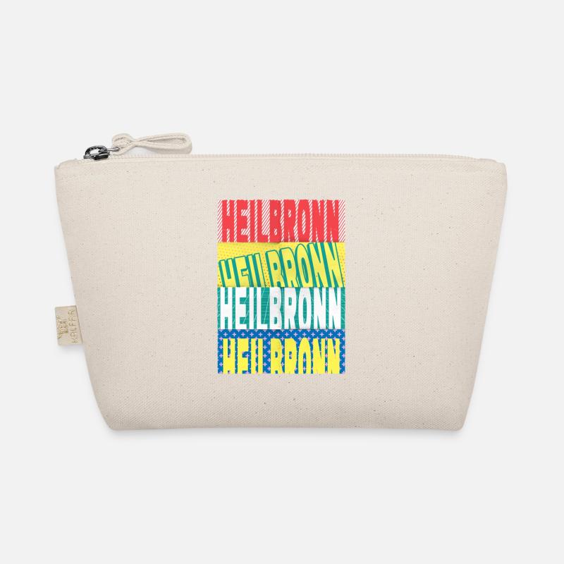 Heilbronn Germany City Font Skyline Organic Pouch