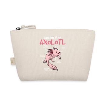 Anatomie Eines Axolotl Lustiges Haustier - Bio-Täschchen - Natur - Vorne