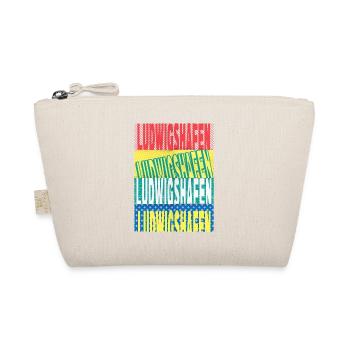 Ludwigshafen Germany City Font Skyline - Organic Pouch - nature - Front