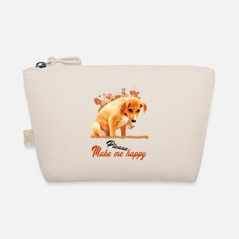Bitte mach mich glücklich - Bio-Täschchen - Natur