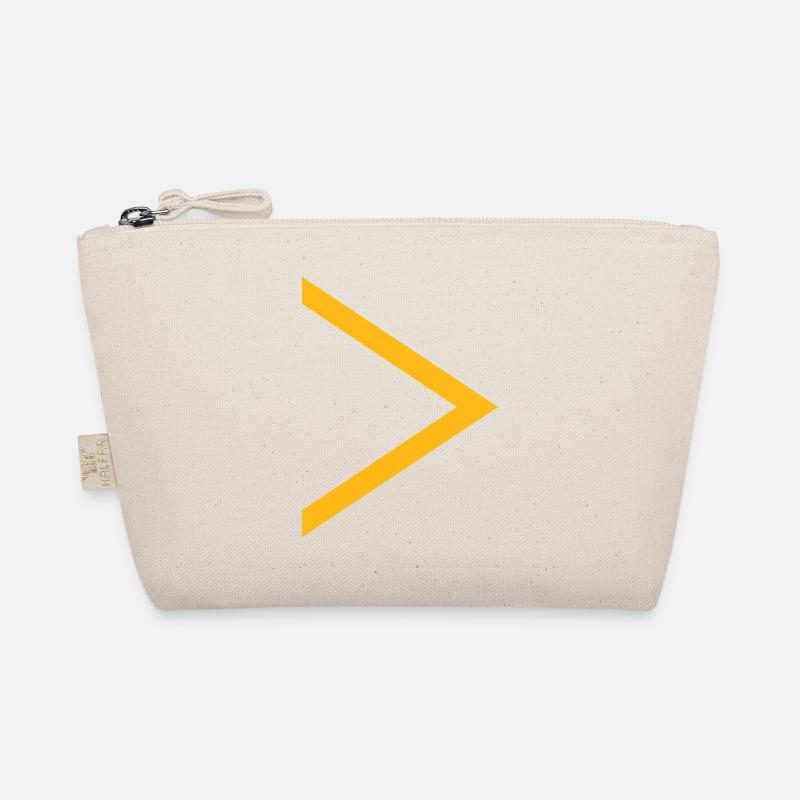 Yellow arrow Organic Pouch