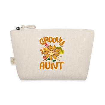 Groovy Aunt Family Matching Vintage Family Outfit - Bio-Täschchen - Natur - Vorne