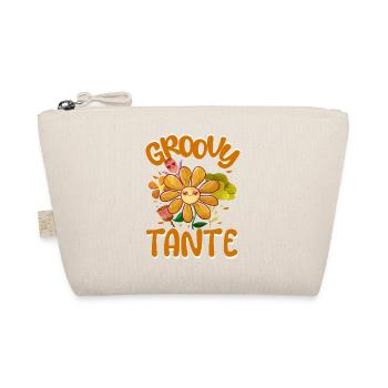 Groovy Aunt Family Matching Vintage Family - Organic Pouch - nature - Front