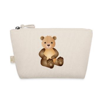 sugar-sweet golden bear as animal companion - Organic Pouch - nature - Front