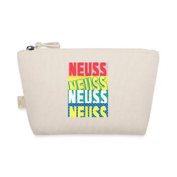 Neuss Germany City Font Skyline - Organic Pouch - nature - Front