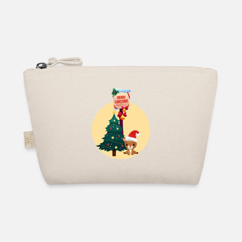 Noël avec rennes et sapin de Noël Trousse biologique