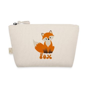 Kleiner Fuchs mit Fox Spruch für Fuchs Fans - Bio-Täschchen - Natur - Vorne