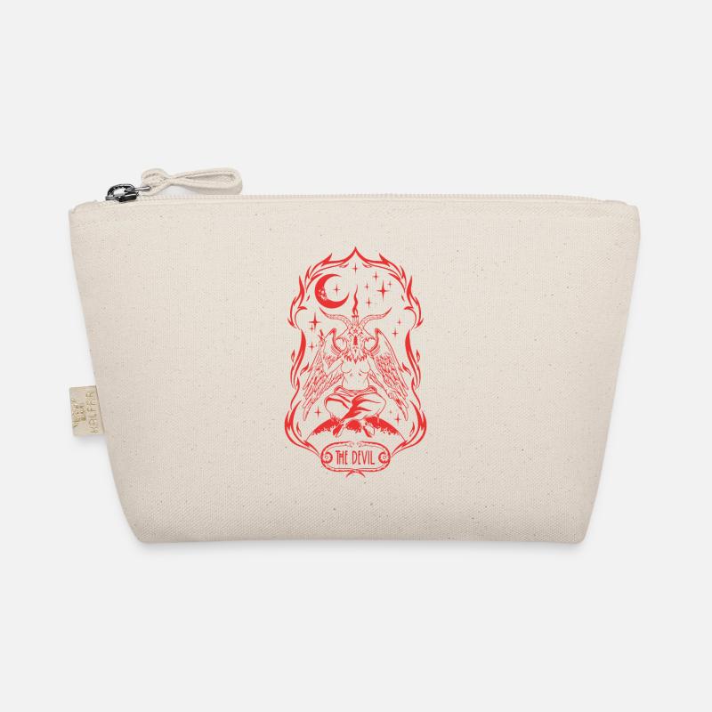 Black moon devil satan ritual Organic Pouch