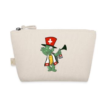 Swiss Fan Turtle - Organic Pouch - nature - Front