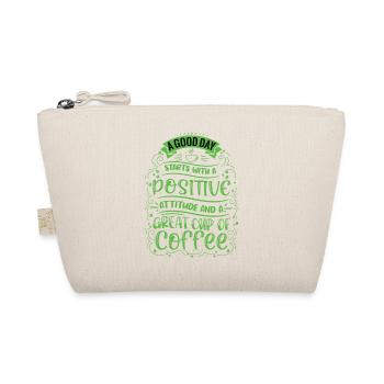 A good day starts with a positive - Organic Pouch - nature - Front