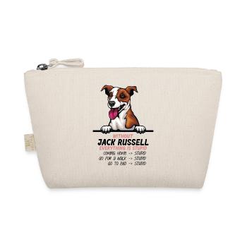 Ohne Jack Russell ist alles doof - Bio-Täschchen - Natur - Vorne