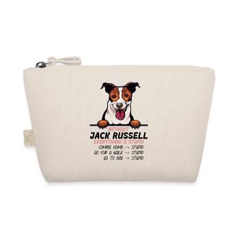 Ohne Jack Russell ist alles doof - Bio-Täschchen - Natur - Vorne