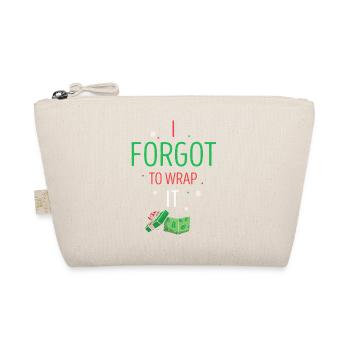 J’ai oublié de l’emballer Drôles de couples de Noël - Trousse biologique - nature - Devant