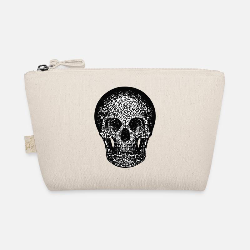Motif de craque en mosaïque - Tête de squelette complexe Trousse biologique