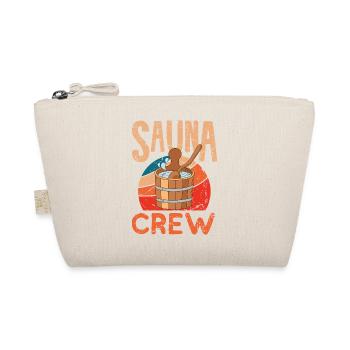 Sauna Crew Saunaclub Geschenk - Bio-Täschchen - Natur - Vorne