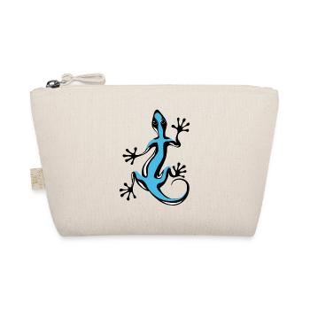 Blue Gecko - Organic Pouch - nature - Front