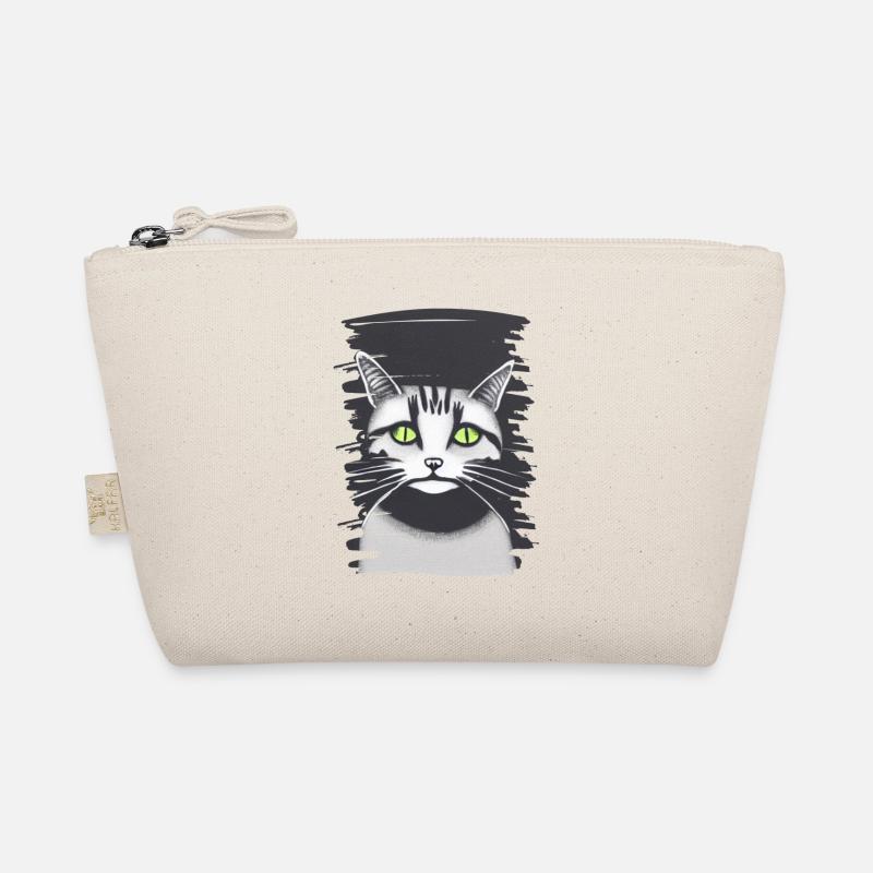Cat Face 4 Organic Pouch