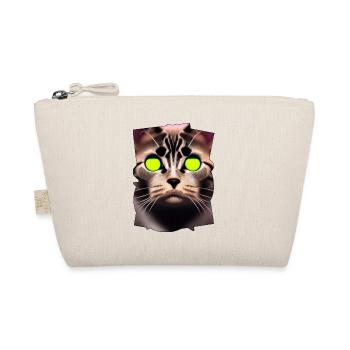 Cat face - Organic Pouch - nature - Front