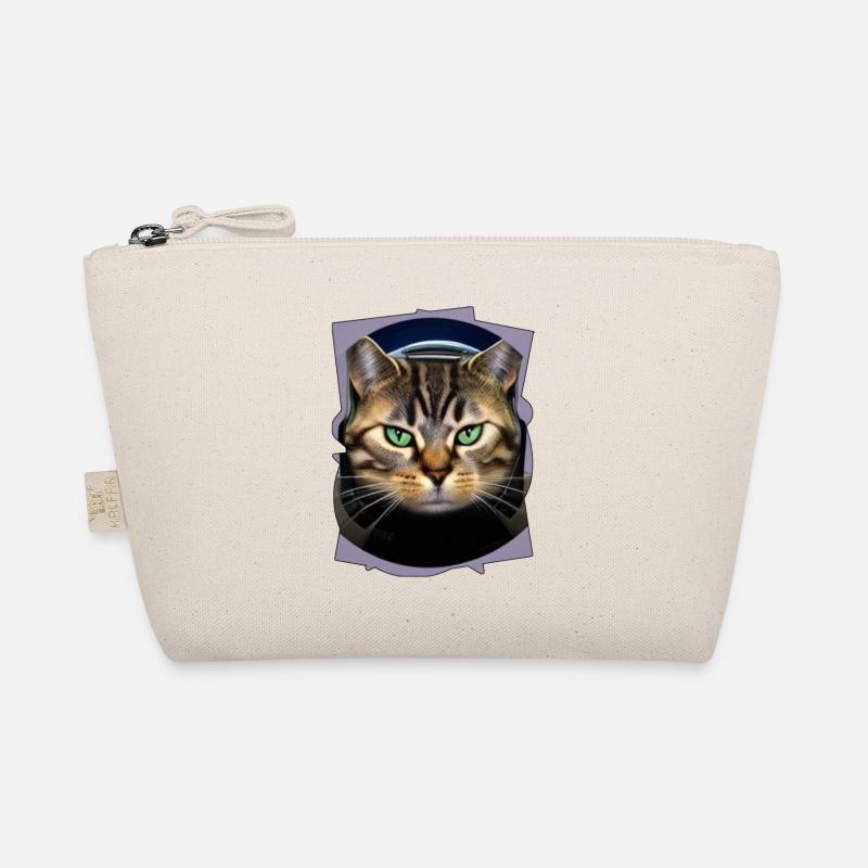 Space Cat 2 - Organic Pouch - nature